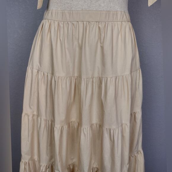 Ulla Johnson Hope Tiered Tie Shoulder Cotton Dress Size Medium Summer Wedding - Picture 13 of 16
